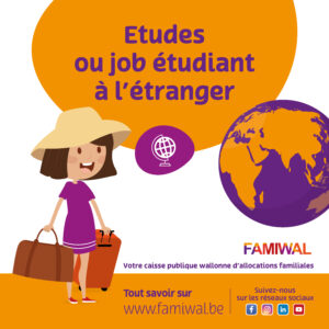 Etudes ou job étudiant à l’étranger : qu’en est-il de tes allocations familiales ?