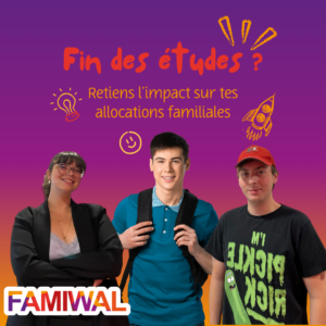 Fin des études : quel impact sur tes allocations familiales ?