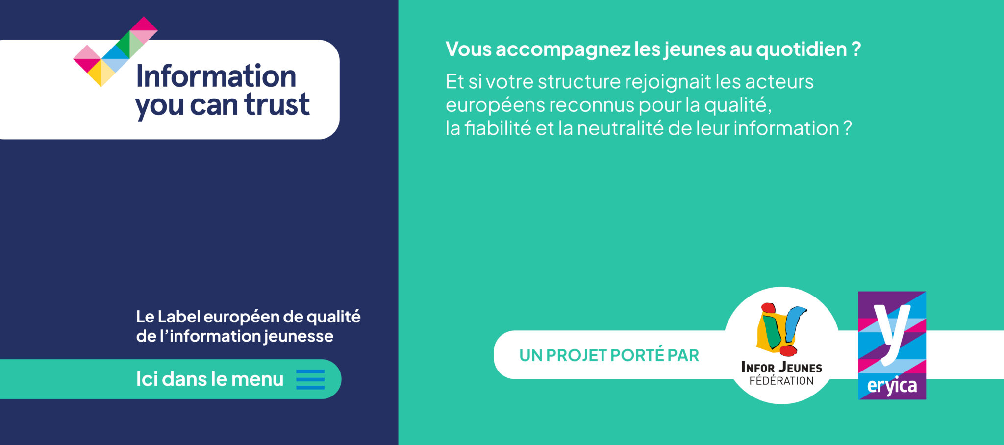 Le Label européen de qualité de l’information jeunesse vous intéresse ? Participez à une de nos séances d’information !